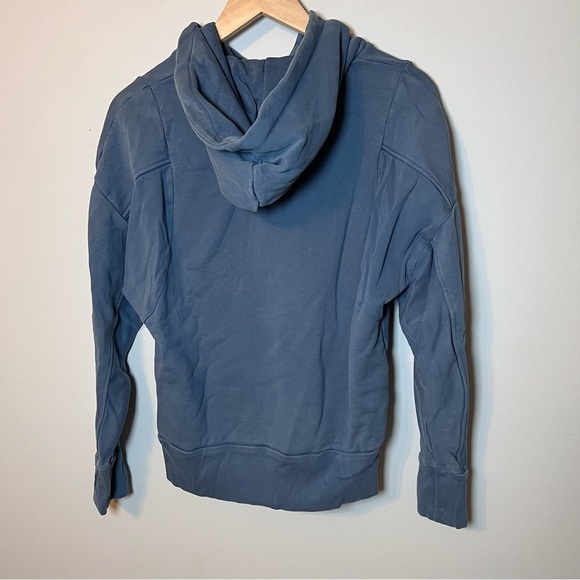 Adidas Men’s Hoodie size S Altered Blue Sweatshirt Fleece Pullover - Picture 5 of 8